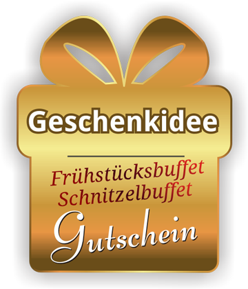 Geschenkideen vom Gasthof Weber - Schnitzelbuffet, Frühstücksbuffet
